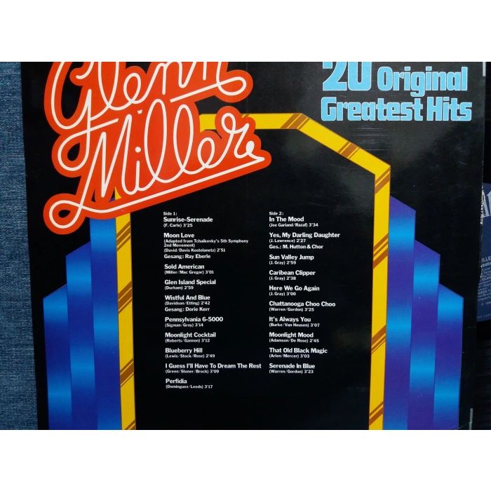 GLENN MILLER 20 GREATEST MUSIC LP