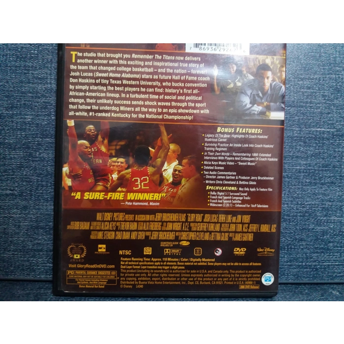 GLORY ROAD DVD FİLM (İNGİLİZCE)