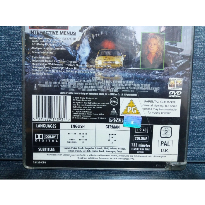 GODZILLA DVD FİLM (CAM KUTU)
