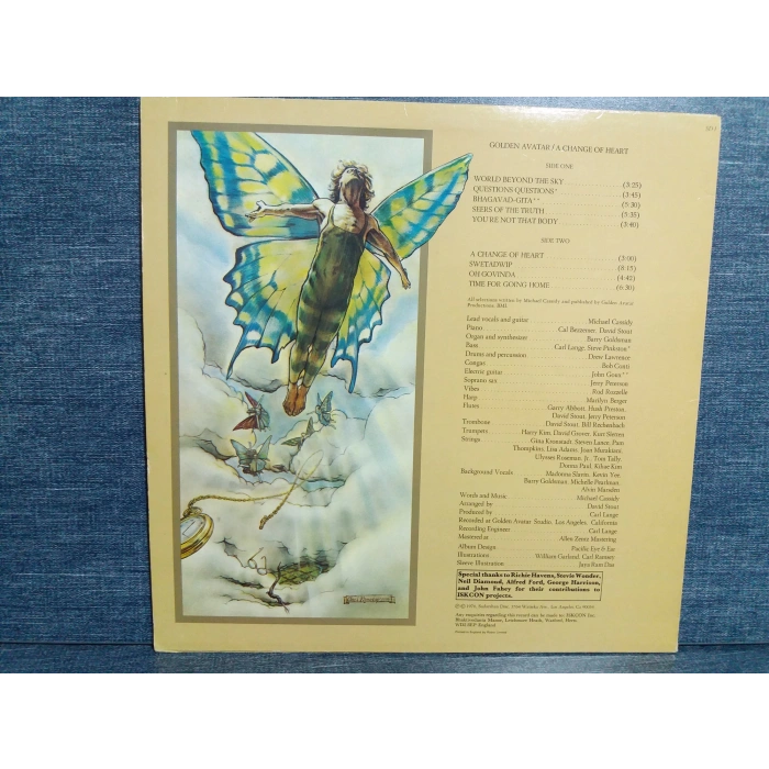 GOLDEN AVATAR A CHANGE OF HEART LP