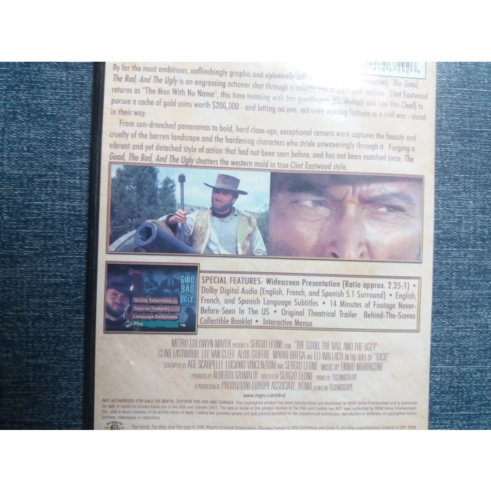 GOOD BAD UGLY DVD FİLM