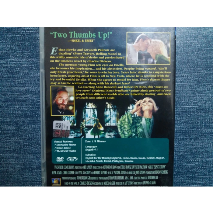 GREAT EXPECTATIONS BÜYÜK UMUTLAR DVD FİLM (İNGİLİZCE)