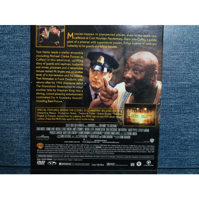 GREEN MILE TOM HANKS DVD FİLM (Tr Altyazı - SNAPCASE)