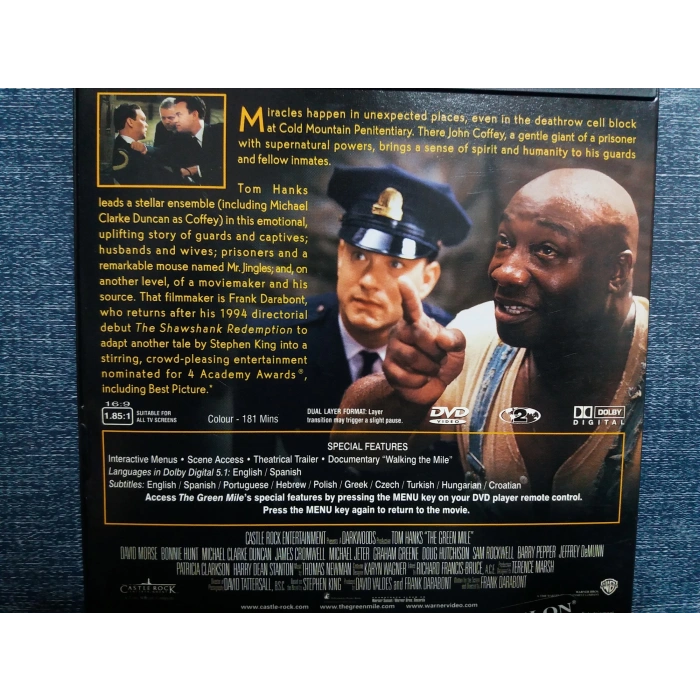 GREEN MILE TOM HANKS DVD FİLM (Tr Altyazı - SNAPCASE)