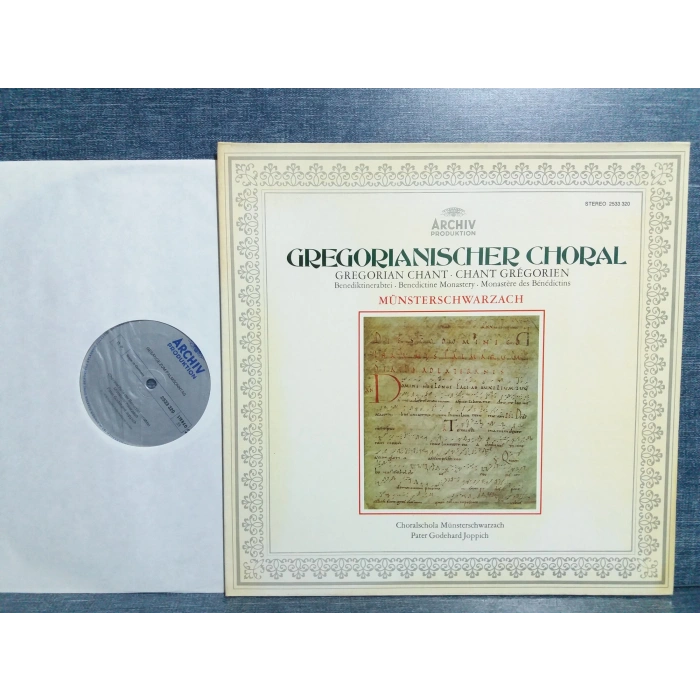 GREGORIAN CHANT CHORAL BENEDICTINE MONASTERY  LP