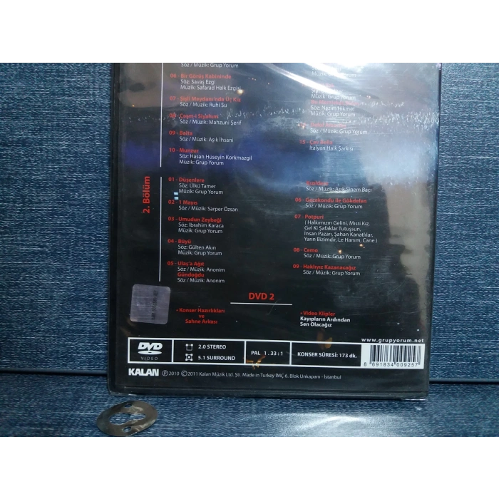 GRUP YORUM İNÖNÜ STADYUM KONSER DVD (SIFIR-2 DISK)