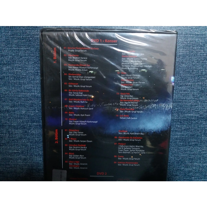 GRUP YORUM İNÖNÜ STADYUM KONSER DVD (SIFIR-2 DISK)
