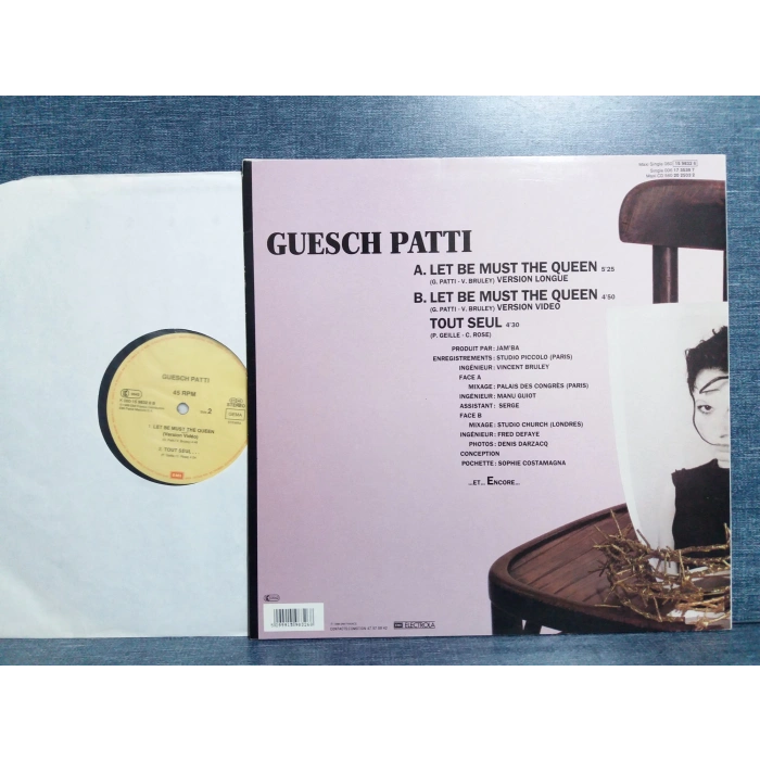 GUESCH PATTI LET BE MUST THE QUEEN TOUT SEUL  MAXI LP
