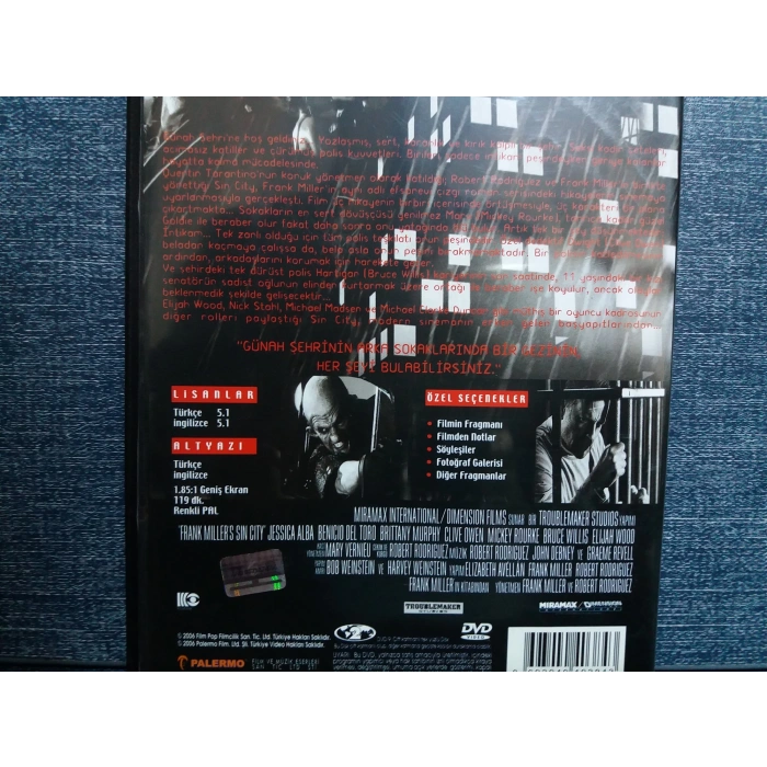 GÜNAH ŞEHRİ SIN CITY DVD FİLM