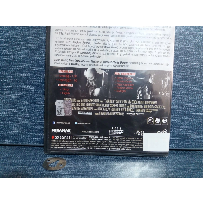 GÜNAH ŞEHRİ SIN CITY DVD FİLM (SIFIR)