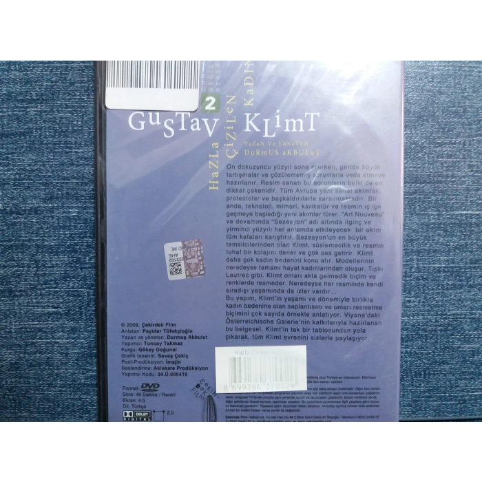 GUSTAV KLIMT DVD FİLM (SIFIR)