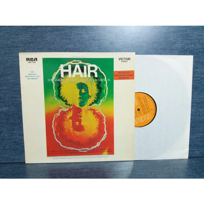 HAIR LOVE ROCK MUSICAL FILM MUSIC LP
