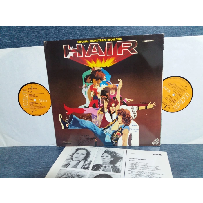HAIR SOUNDTRACK MUSICAL FILM MUSIC LP