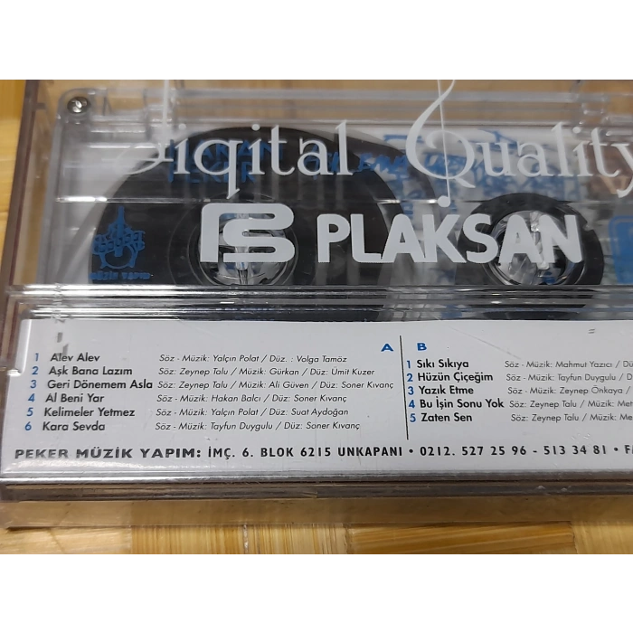 HAKAN PEKER AŞK BANA LAZIM MÜZİK KASET