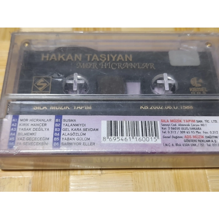 HAKAN TAŞIYAN MOR HİCRANLAR MÜZİK KASET