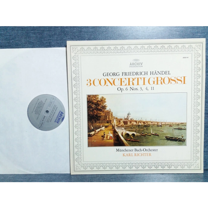 HANDEL 3 CONCERTI GROSSI KARL RICHTER LP