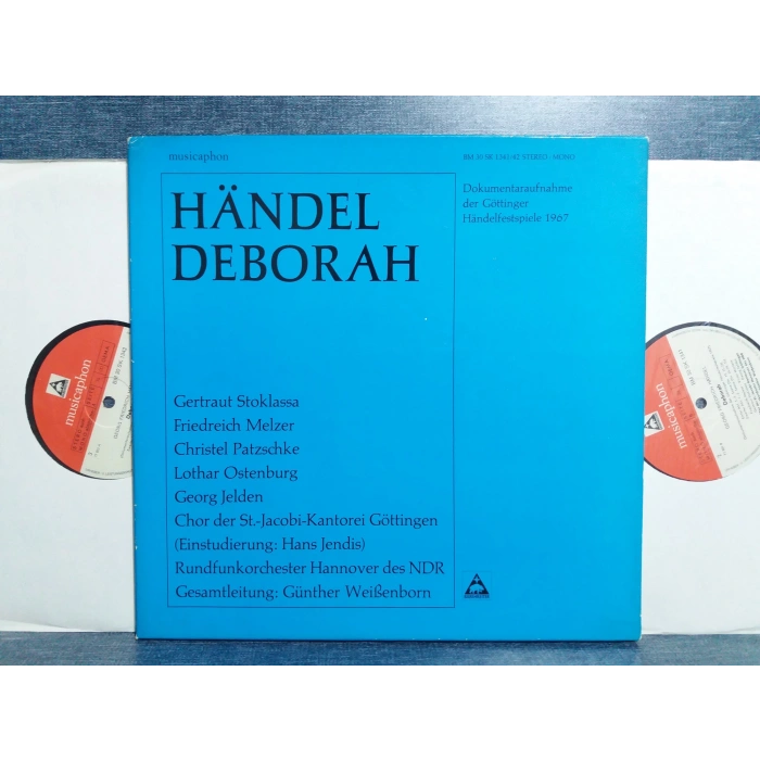HANDEL DEBORAH DOKUMENTARAUFNAHME 2 LP  BOX