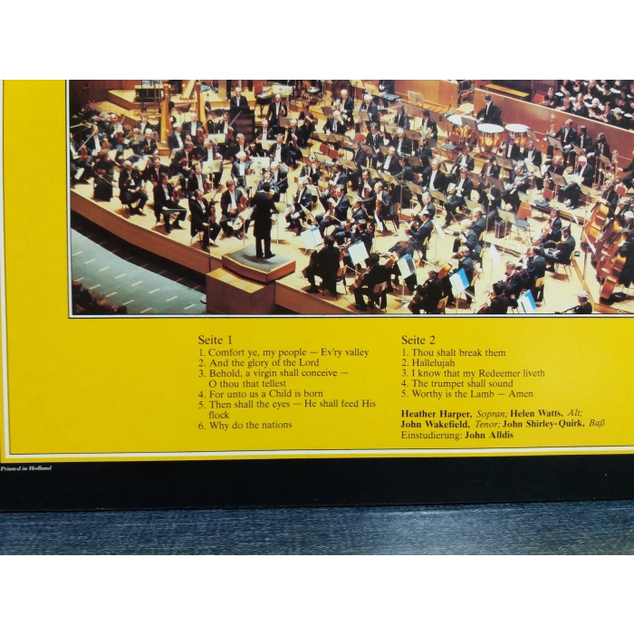 HANDEL DER MESSIAS LONDON SYM COLIN DAVIS LP