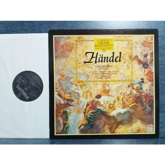 HANDEL DER MESSIAS LONDON SYM COLIN DAVIS LP