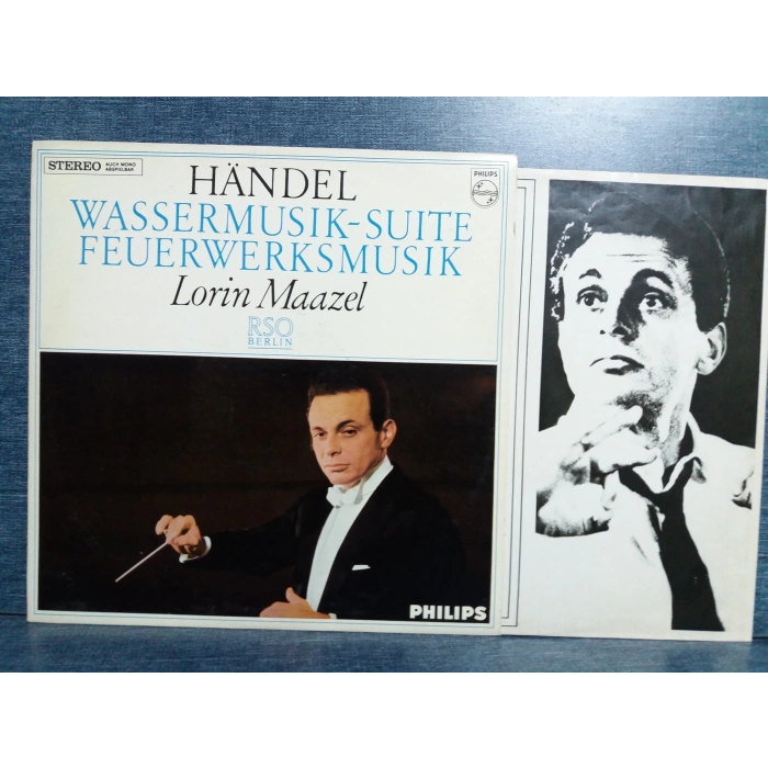 HANDEL WASSERMUSIK SUITE FEUERWERKS LORIN MAZEL