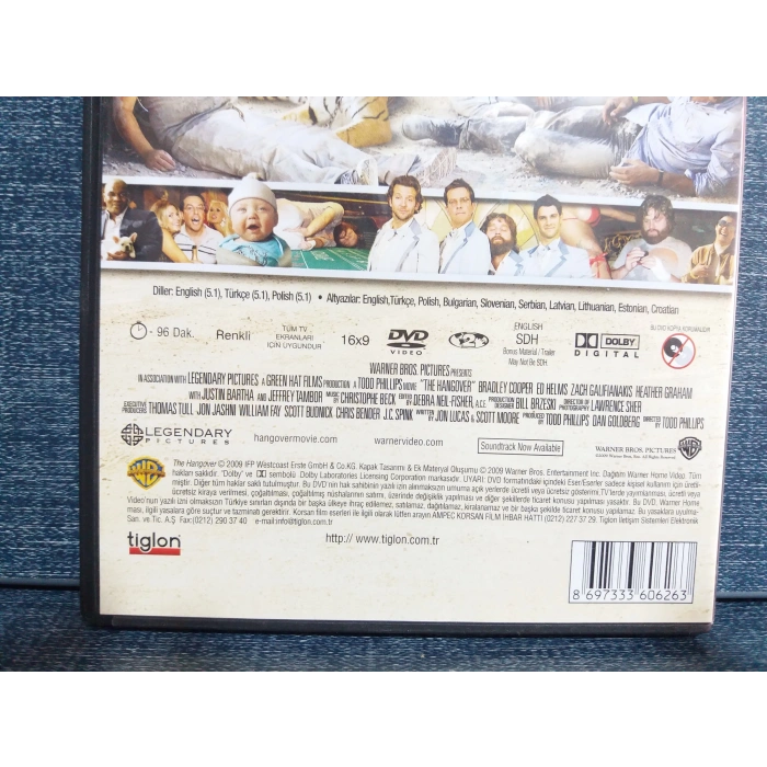 HANGOVER FELEKTEN BİR GECE DVD FİLM