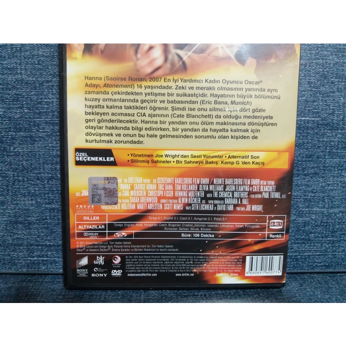 HANNA DVD FİLM