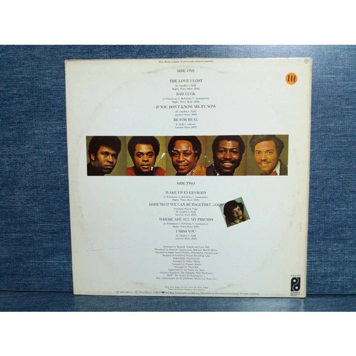 HAROLD MELVIN THE BLUE NOTES GRETAEST MUSIC LP