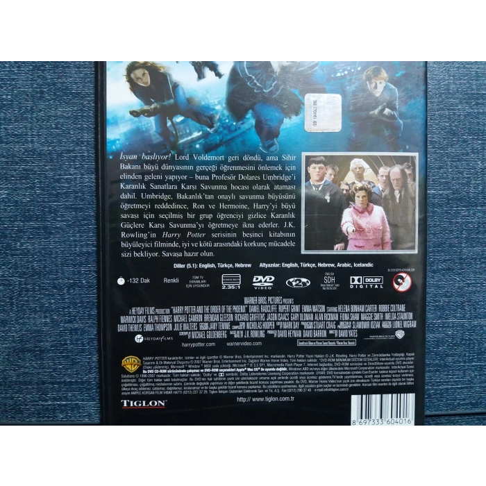 HARRY POTTER ZÜMRÜDÜANKA YOLDAŞLIĞI DVD FİLM