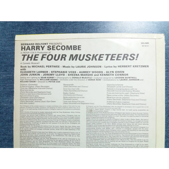 HARRY SECOMBE FOUR MUSKETEERS MUSIC LP ALBUM