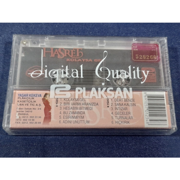 HASRET KOLAYSA GEL MÜZİK KASET