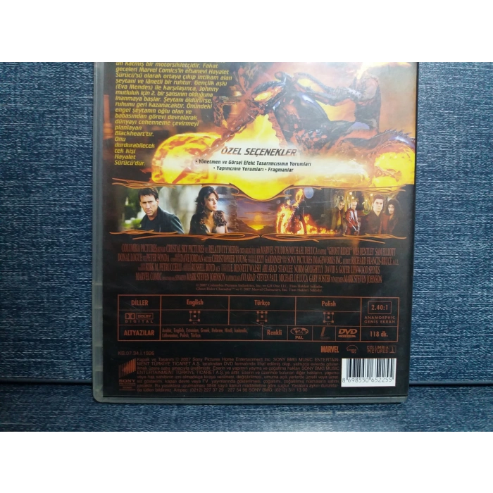 HAYALET SÜRÜCÜ GHOST RIEDER  DVD FİLM