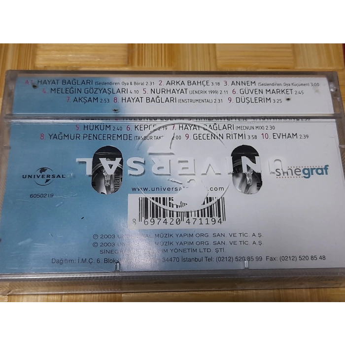 HAYAT BAĞLARI DİZİ MÜZİKLERİ MÜZİK KASET