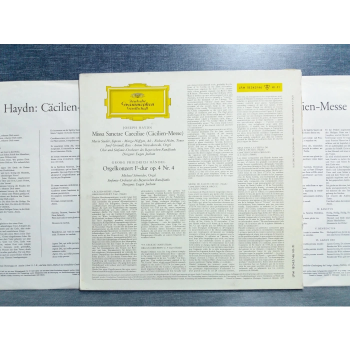 HAYDN CACILIEN MESSE EUGEN JOCHUM 2 LP