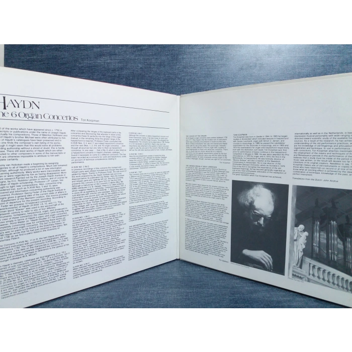 HAYDN THE 6 ORGAN CONCERTOS TON KOOPMAN MUSIC 2 LP