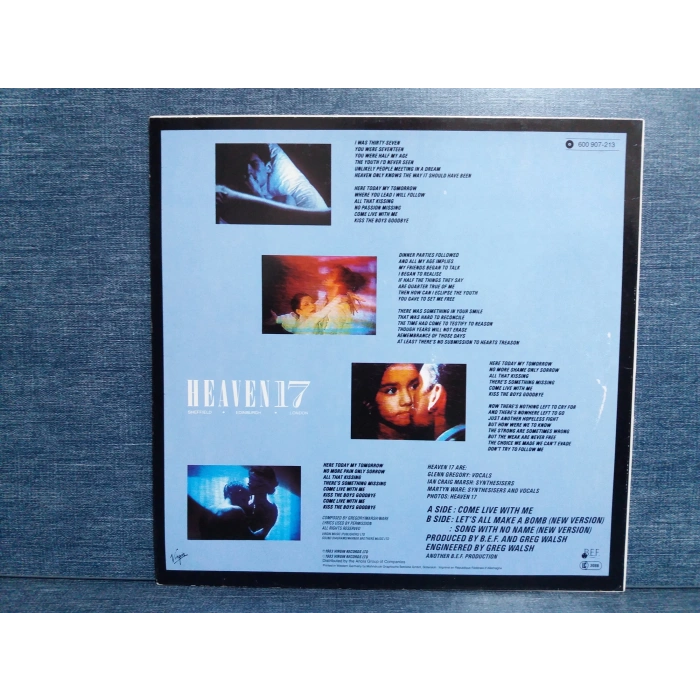 HEAVEN17 COME LIVE WITH ME MAXI LP