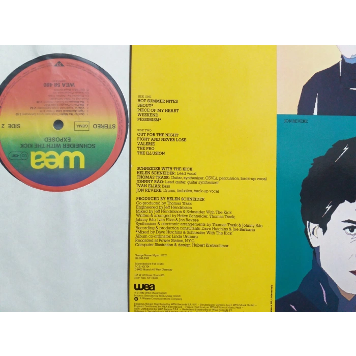 HELEN SCHNEIDER WITH THE KICK EXPOSED LP