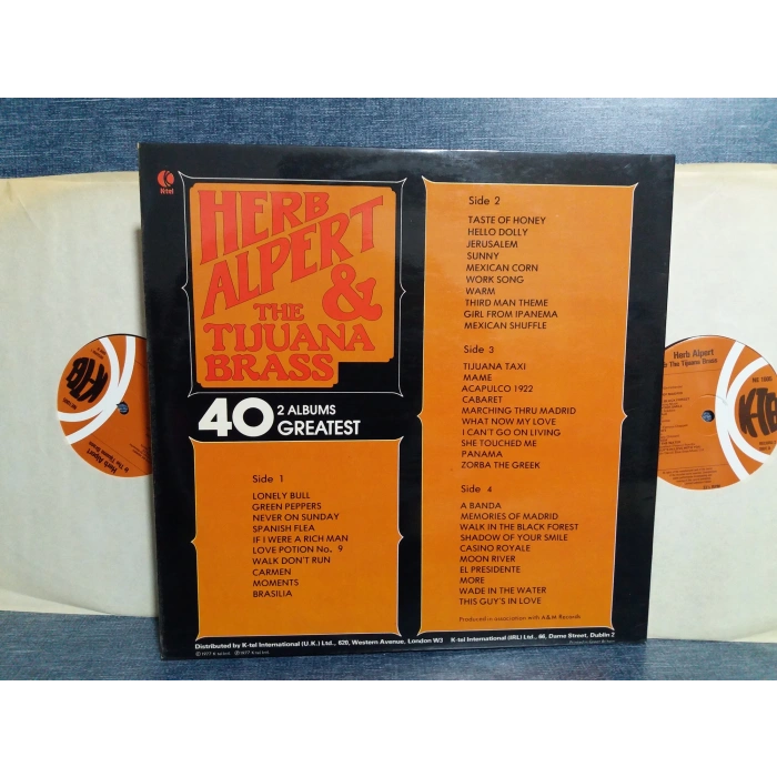 HERB ALPERT TIJUANA BRASS 40 GREATEST 2 LP