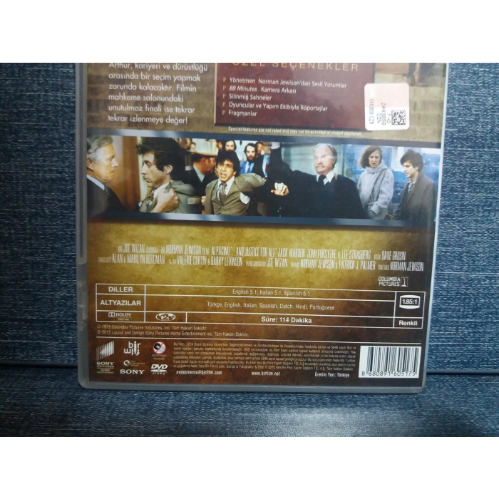 HERKES İÇİN ADALET DVD FİLM