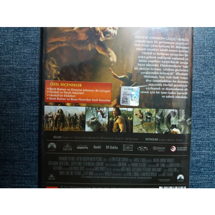 HERKÜL ÖZGÜRLÜK SAVAŞÇISI DVD FİLM