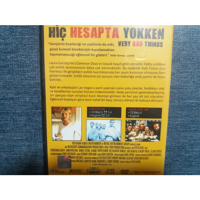 HİÇ HESAPTA YOKKEN DVD FİLM