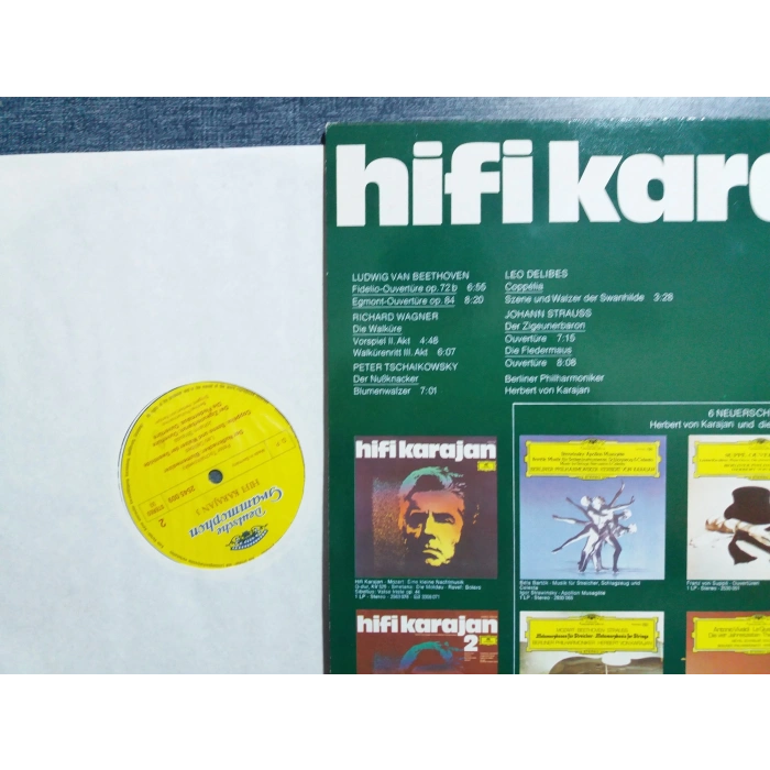 HIFI KARAJAN 3 BEETHOVEN WAGNER TSCHAI DELIBES