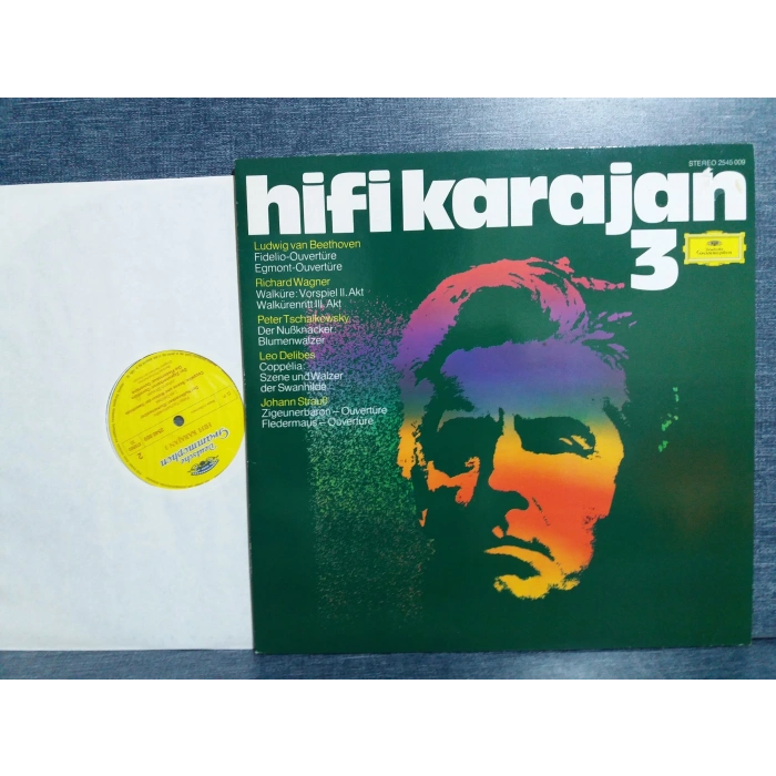 HIFI KARAJAN 3 BEETHOVEN WAGNER TSCHAI DELIBES