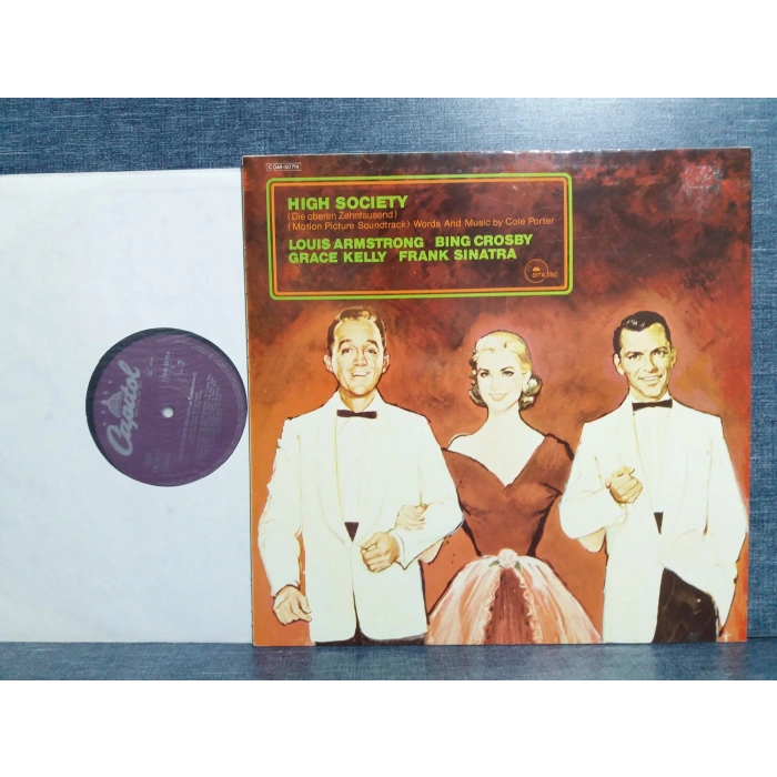 HIGH SOCIETY LOUIS ARMSTRONG FRANK SINATRA  SOUNDTRACK LP