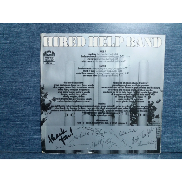 HIRED HELP BAND LP