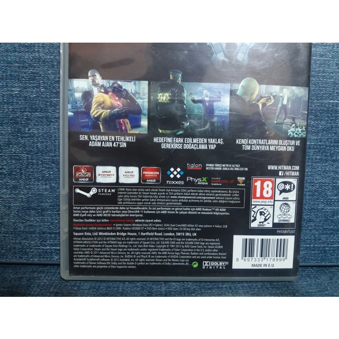 HIT MAN ABSOLUTION PC OYUN