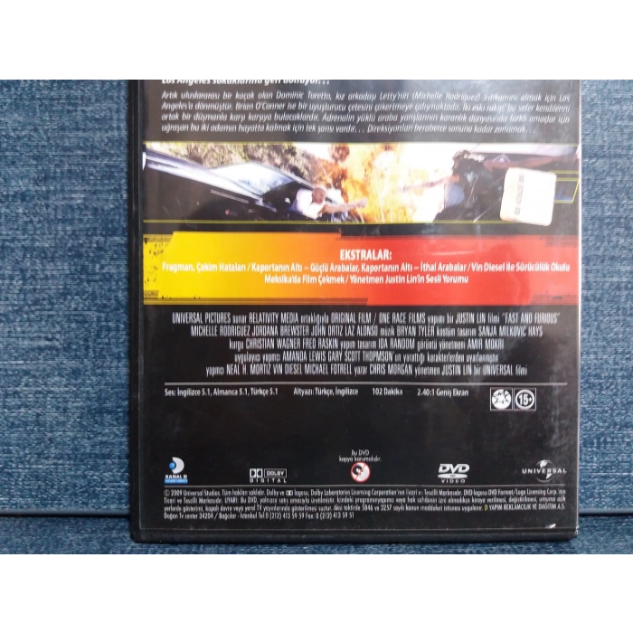 HIZLI VE ÖFKELİ 4 DVD FİLM