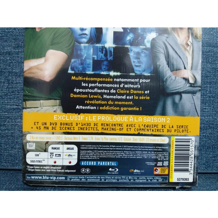 HOMELAND FİLM BLURAY (3 DISC-SIFIR-İNGİLİZCE)