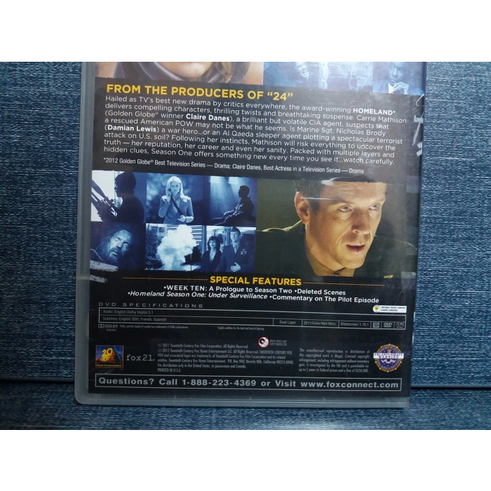 HOMELAND FIRST SEASON DVD BOX (İNGİLİZCE-4 CD)
