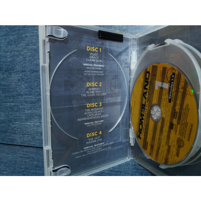 HOMELAND FIRST SEASON DVD BOX (İNGİLİZCE-4 CD)