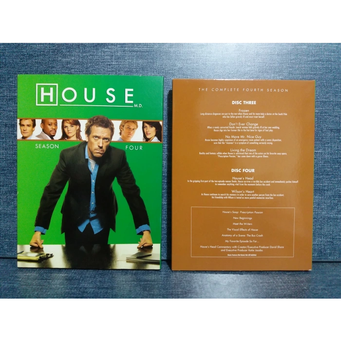 HOUSE SEASON FOUR 4 DISK BOX DVD FİLM (İNGİLİZCE)